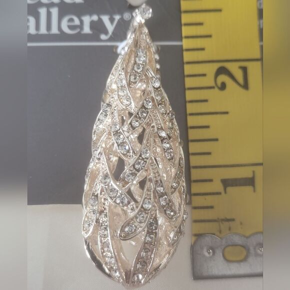 𝅺BEAD Gallery by Halcraft Metal & Fauceted Glass Pendant NWT - Picture 4 of 6